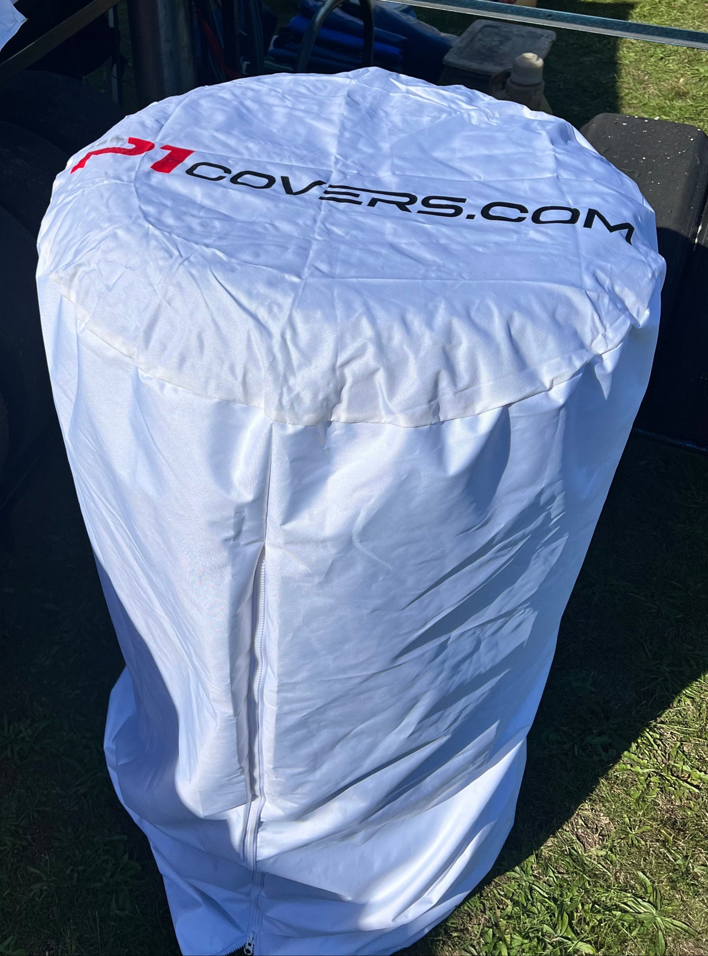 P1 Covers Branded Tire Stack Cover – Affordable Protection for Your Race Tires